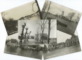 SET van 5 ansichtkaarten – Middelburg – Inundatie – 1944