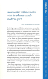 DE SPORTCANON – BART JUNGMANN en de sportredactie van de Volkskrant - 2011