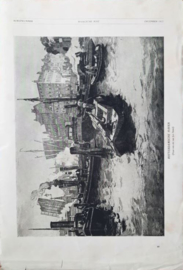 Prent – Bijlage HAAGSCHE POST – 4 afbeeldingen - KERSTNUMMER DECEMBER 1922 - 1