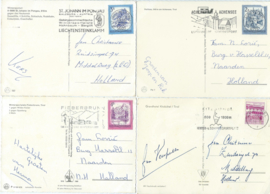 SET van 4 ansichtkaarten – Oostenrijk – o.a. 1964, 1975,1976