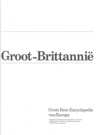 Grote Reis-Encyclopedie van Europa – Groot-Brittannië - J.I. Woldring – 1986