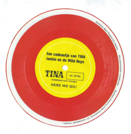 Single 7” – flexi-disc - Jackie En De Wild Boys – Here We Go! – 1969 (♪)