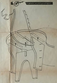 Bouwtekening – Werktekening: 5742, Hop paardje hop  – ca. 1957