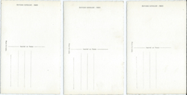 Kaarten setje 73 - 5 stuks - ca. 1950