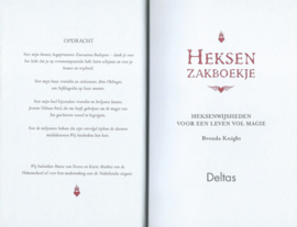 HEKSENZAKBOEKJE - HEKSENWIJSHEDEN VOOR EEN LEVEN VOL MAGIE - Brenda Knight - 2003
