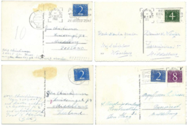 SET van 4 ansichtkaarten – ‘s-Gravenhage – 1953-1961