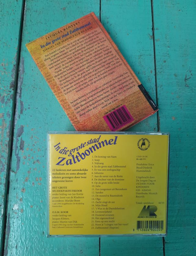 In die grote stad Zaltbommel –JACQUES KLÕTERS – boek + CD - 1993