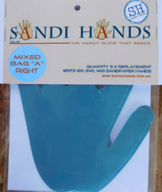 Gemengd vervangpakket A Sandi Hands schuurpapier