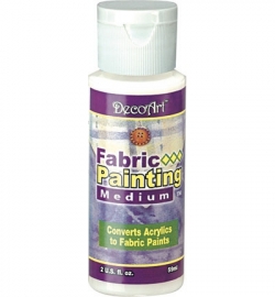 Fabric painting medium