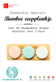 Shampoo Bars - Specials - Zeepplank van bamboe