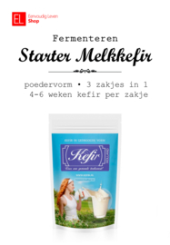 Kefir - Starter - Melkkefir - 3 zakjes à 5 gr