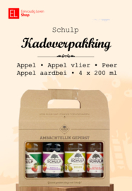 Sap - Kadoverpakking - 4 x 200 ml - Schulp