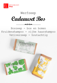 Brievenbuskadootje - Werfzeep - Cadeauset Bos