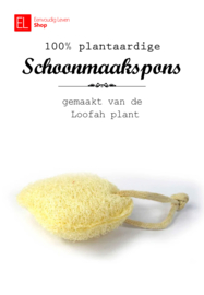 Spons - 100% plantaardige schoonmaakspons