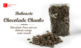 Chocolade Chunks - Callebaut - puur - bakvast - 500 gram