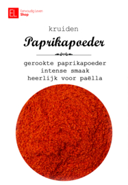 Kruiden - Paprikapoeder - gerookt - 75 gr
