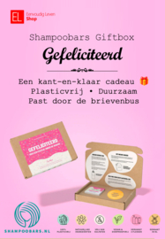 Shampoobars - giftbox - Gefeliciteerd