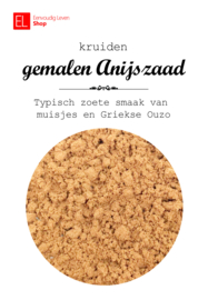 Kruiden - Anijszaad - gemalen  - 40 gram