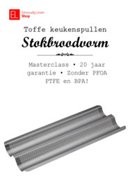 Bakvorm - Stokbroodvorm - Masterclass - 2-delig 39cm