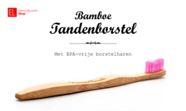 Tandenborstel - Bamboe - Rose