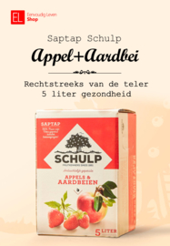 Sap - Tap 5 ltr - Appel+Aardbei - Schulp