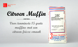 Bakmix - Muffin Citroen - 600 gram