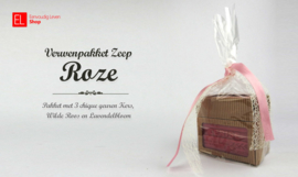 Savon de Marseille - geschenkpakket ¨Roze¨ - Kers/Wil/Lav.bl