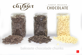 Chocolade Chunks - Callebaut - puur - bakvast - 500 gram