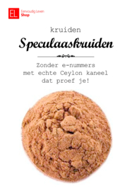 Kruidenmix - Speculaaskruiden - e-nummervrij - 65 gram