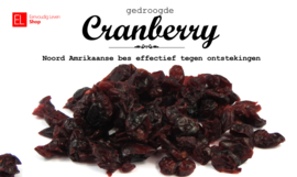 Vruchten - Cranberries - gedroogd - 300 gram