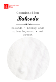 Baksoda - 500 gram - baking soda - zuiveringszout - natriumbicarbonaat