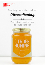 Honing van de imker - Citroenhoning - 450 gram