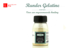 Runder Gelatine - 60 gram