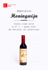 Wijn - Honingkruidenwijn - Rood - 37,5 cl