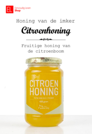 Honing van de imker - Citroenhoning - 450 gram
