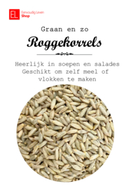 Rogge - hele korrels - 1 kg