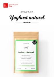 Starter - Yoghurt naturel - 3 zakjes - voor 30 bereidingen