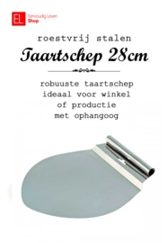 Taartschep - rond - 28 cm