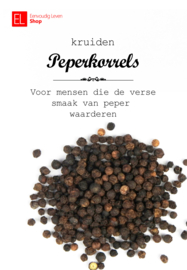 Kruiden - Peper - zwarte korrels - 45 gram