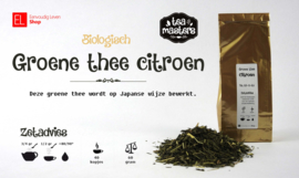 Thee - Biologisch Groene thee citroen - 60 gram