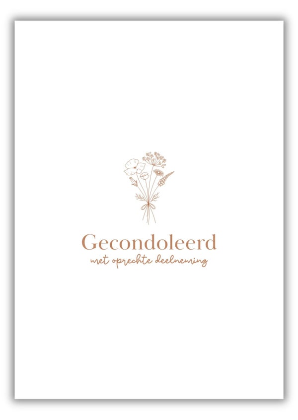 Wenskaart - Boeket - Joke Ontwerpt