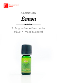 Alambika - etherische olie - biologisch- citroen - lemon yellow - 10 ml