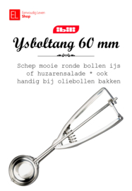 IJsboltang, 60 mm