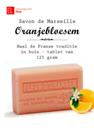 Savon de Marseille - 125 gram - Oranjebloesem