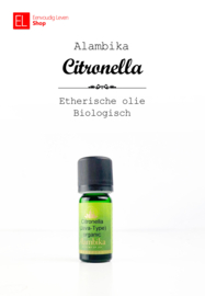 Alambika - etherische olie - biologische -  Citronella - 10 ml