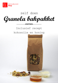 Bakpakket - Granola - Doe het zelf - Met kokosolie, honing en recept