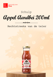 Sap - Fles 200 ml - Appel+Aardbei - Schulp