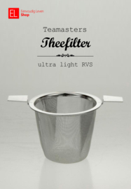 Teamasters Theezeef - Theefilter - Ultralight RVS - Fijnmazig