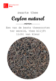Thee  • Zwarte thee • Ceylon naturel • 50 gram