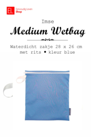 Imse - Medium wetbag - kleur: blue -  waterdicht zakje met rits